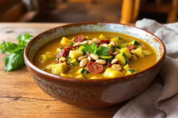 Recette - Ma soupe de courgettes au curry par Sophie nutritionniste à Paris 6