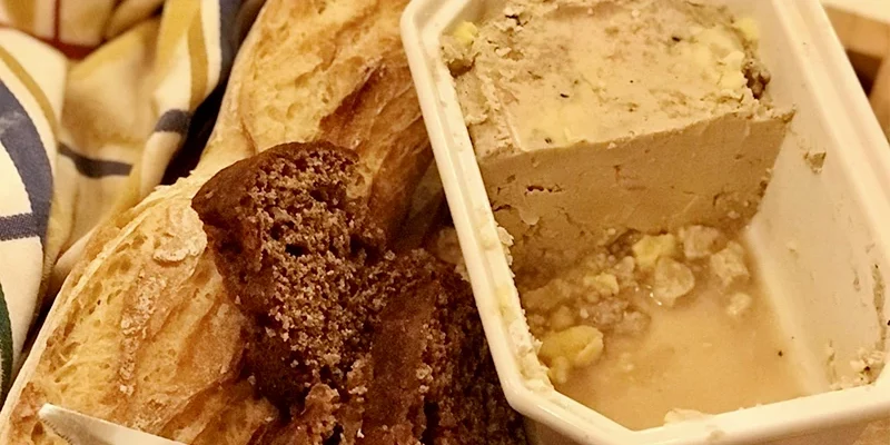 Foie gras saké-gingembre