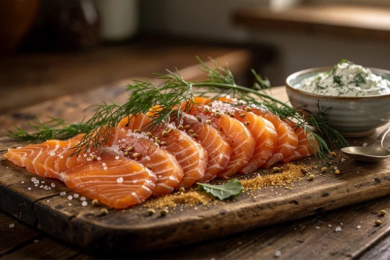 recette de Saumon gravlax