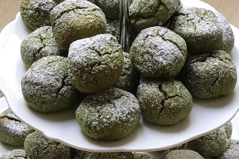 Recette Amaretti au matcha