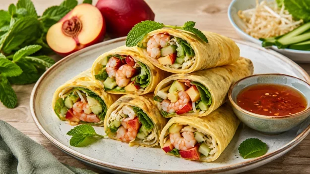 Recette Omelette en rouleau de printemps