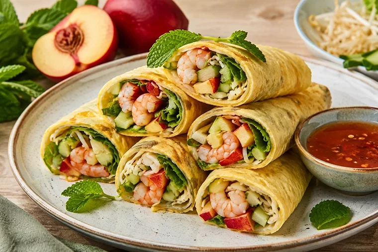 Recette Omelette en rouleau de printemps