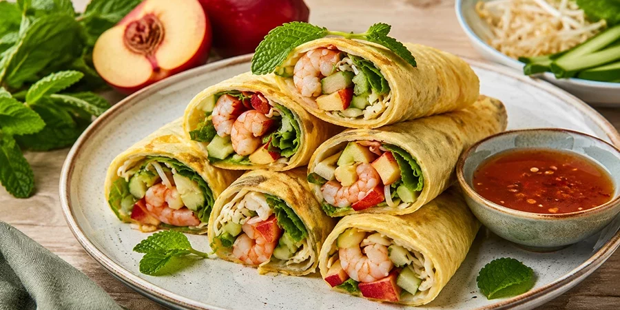 Recette Omelette en rouleau de printemps