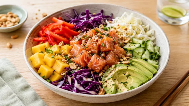 Recette Poke bowl saumon avocat