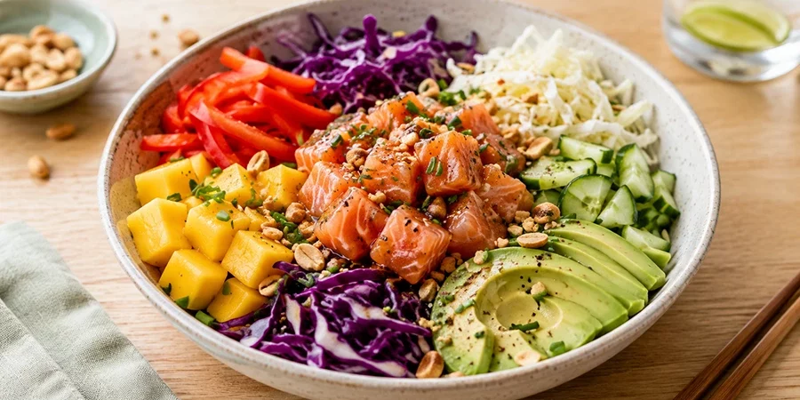 Recette Poke bowl saumon avocat Recette Poke bowl saumon avocat