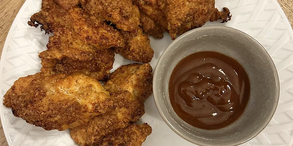 Recette Crispy tenders de poulet au four Recette Crispy tenders de poulet au four