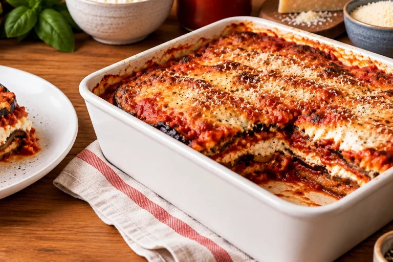 Recette aubergine parmigiana à la ricotta